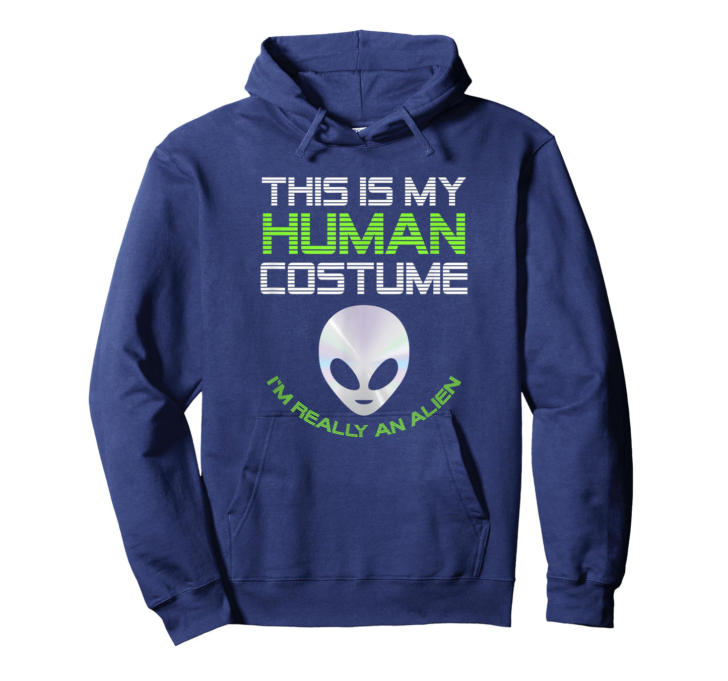 This Is My Human Costume I'm Really An Alien Funny Halloween T-Shirt