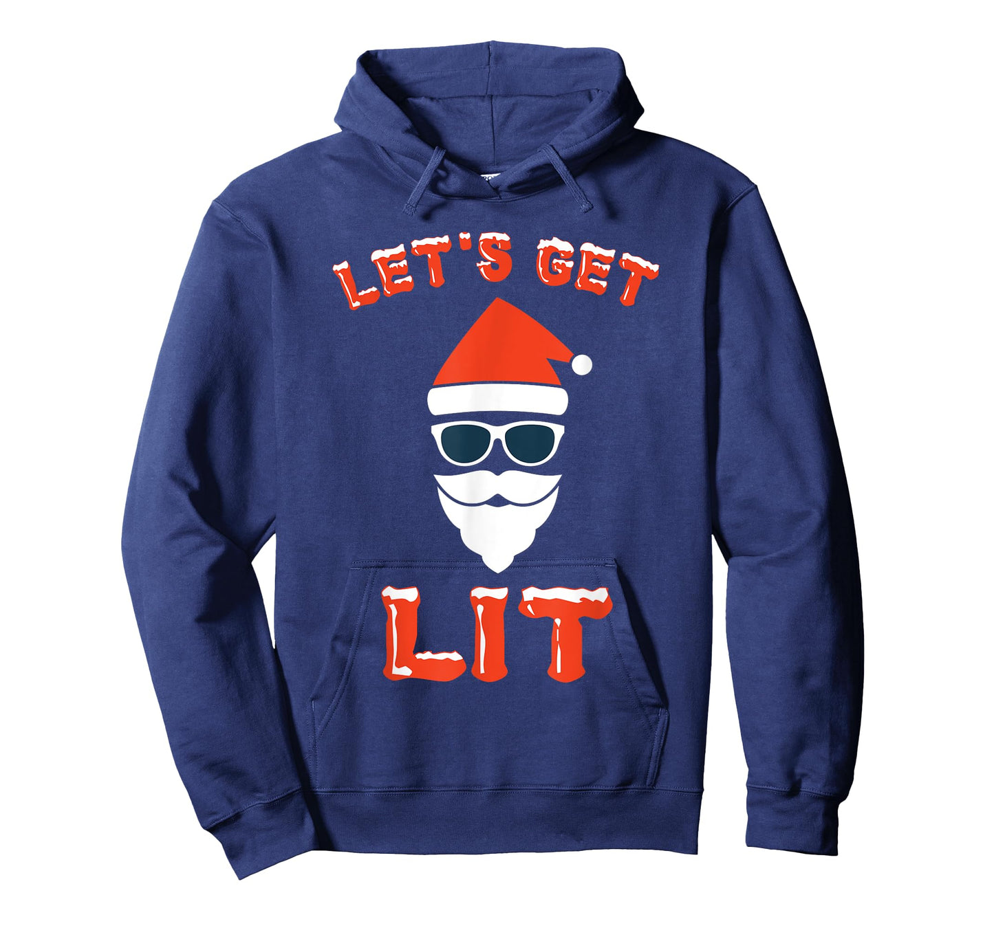 Let's Get Lit Funny Christmas Drinking T-Shirt Funny Xmas T-Shirt