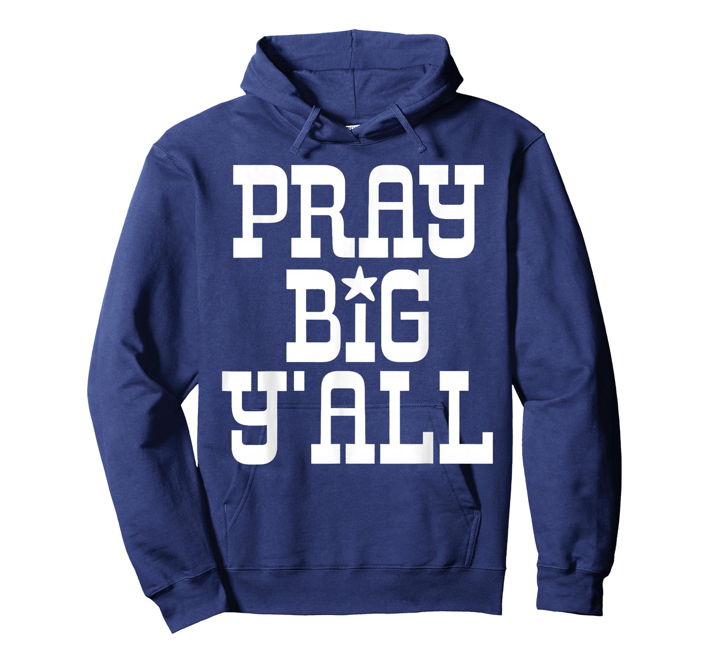 Pray Big Y'all Minimalist Christian Western Cowboy God Faith T-Shirt