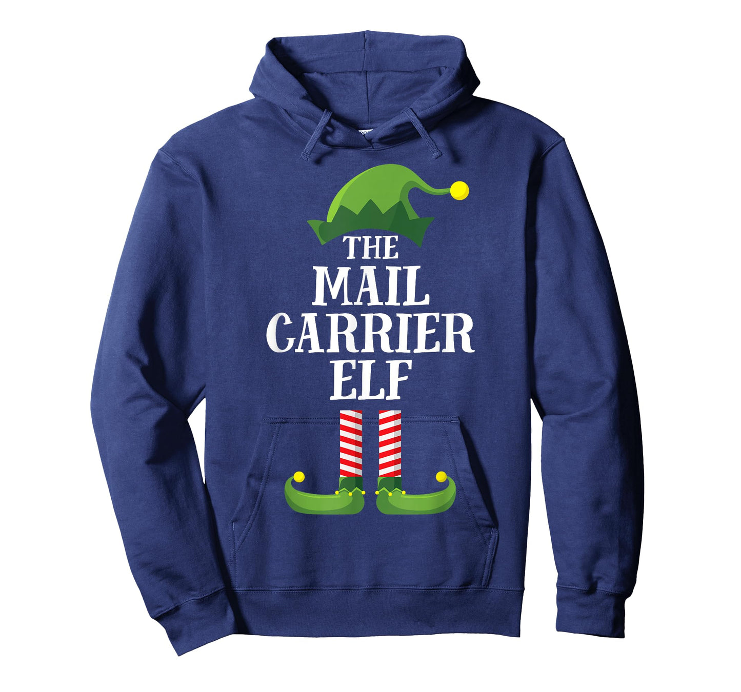 Mail Carrier Elf Matching Family Group Christmas Party PJ T-Shirt