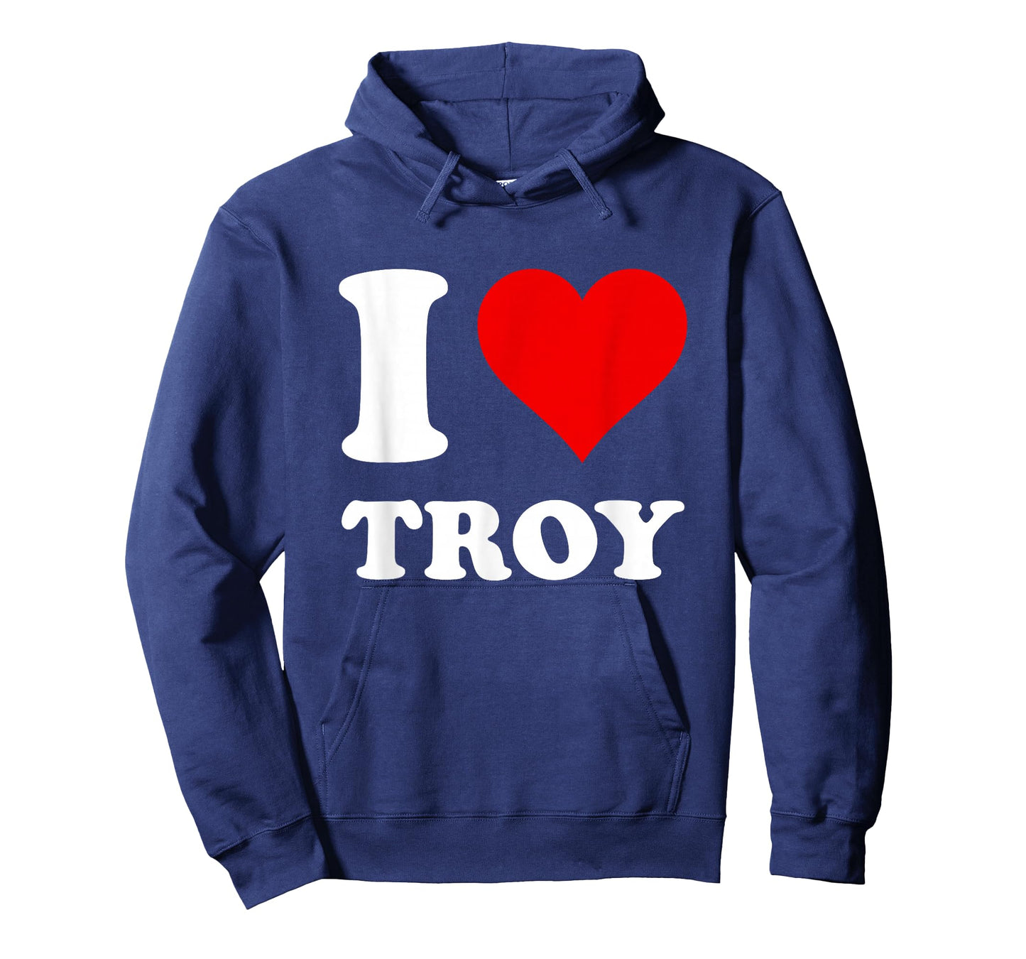 Red Heart I Love Troy T-Shirt