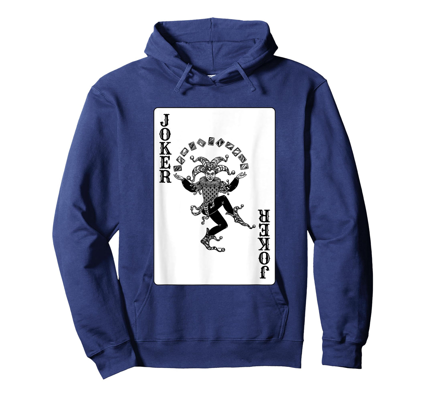 Joker Casino Poker Card Games Playing Cards Black Jack T-Shirt