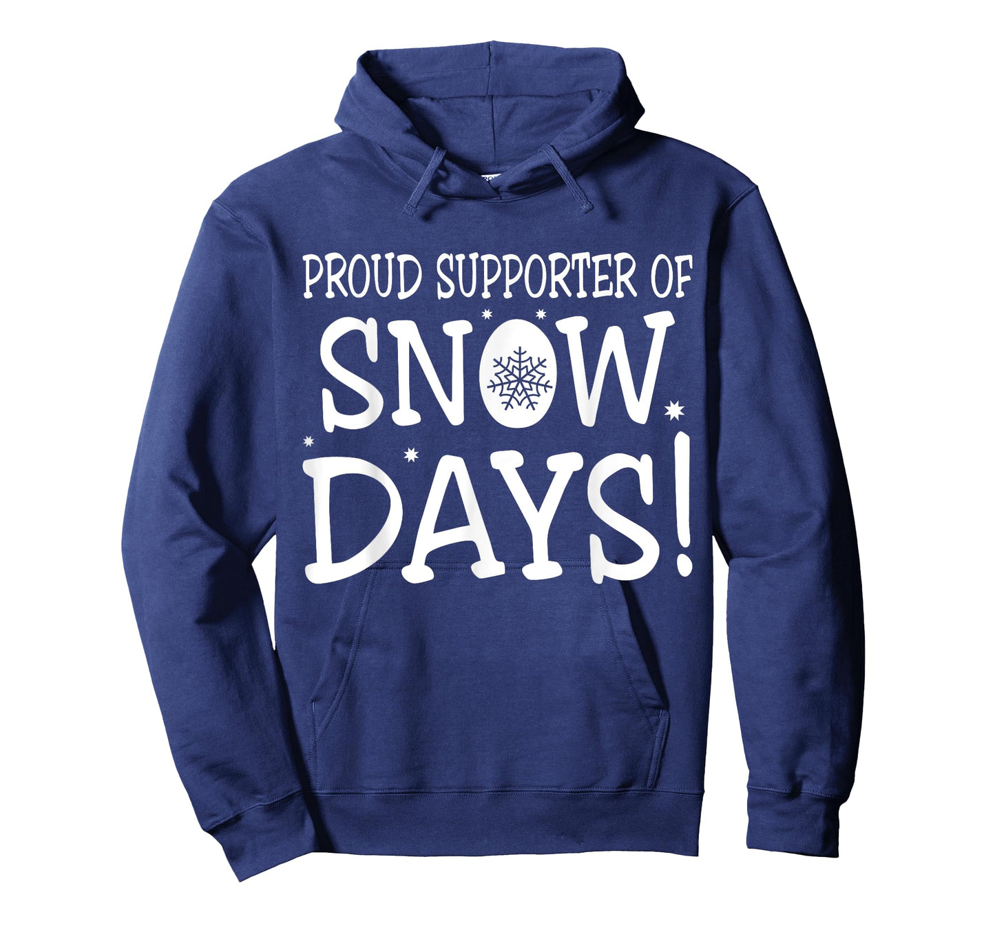 Proud Supporter Of Snow Days Vintage Christmas Holiday T-Shirt