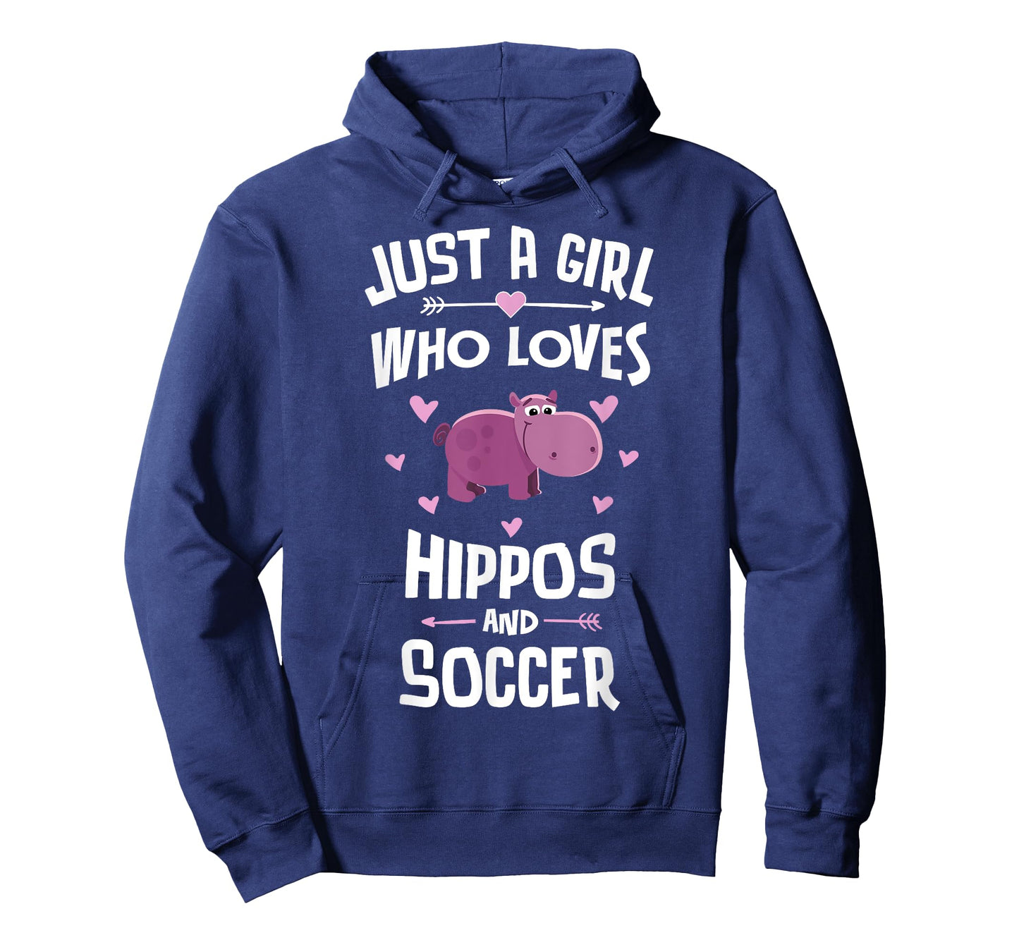 Hippos And Soccer Gifts for Girls Women T-Shirt