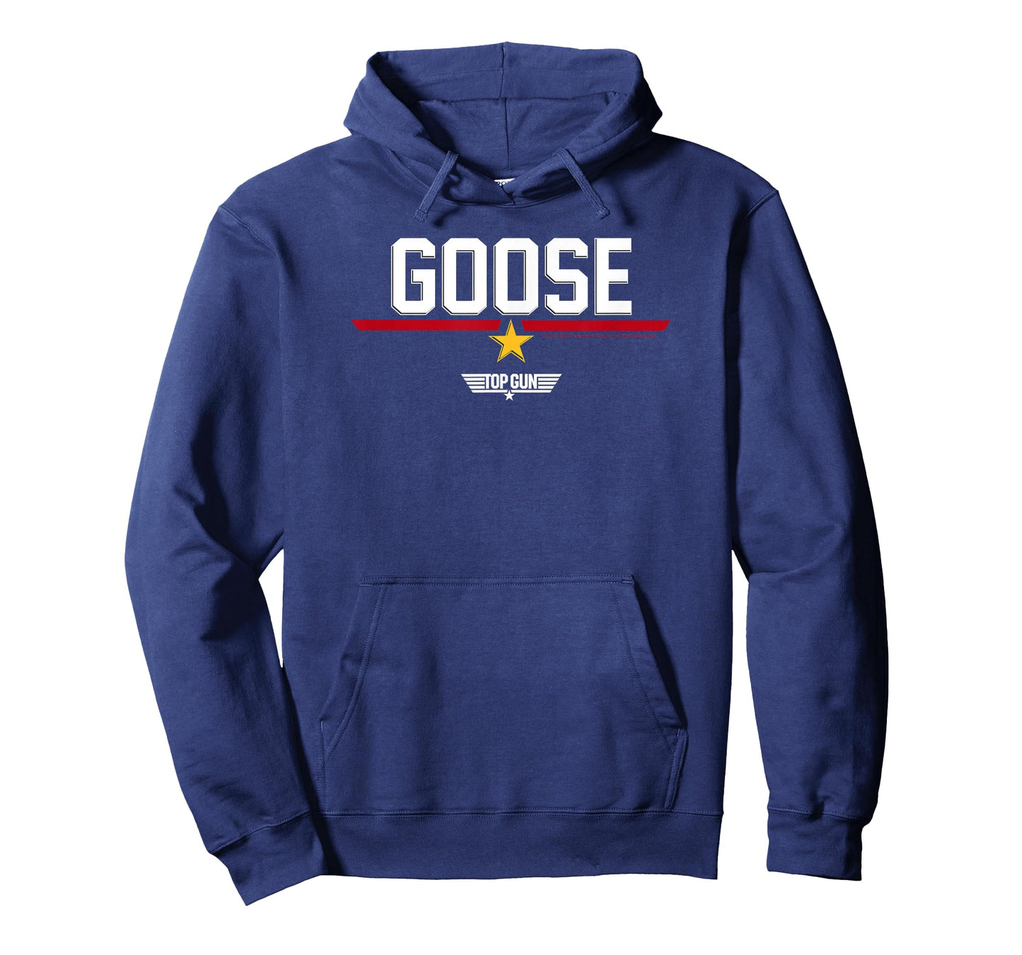Top Gun Goose Line Text Logo T-Shirt Small