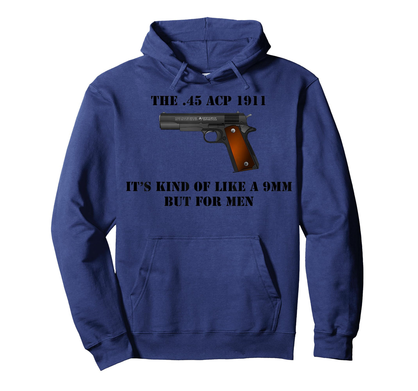 .45 ACP Caliber 1911 Pistol Gun Like A 9 mm But For Men T-Shirt