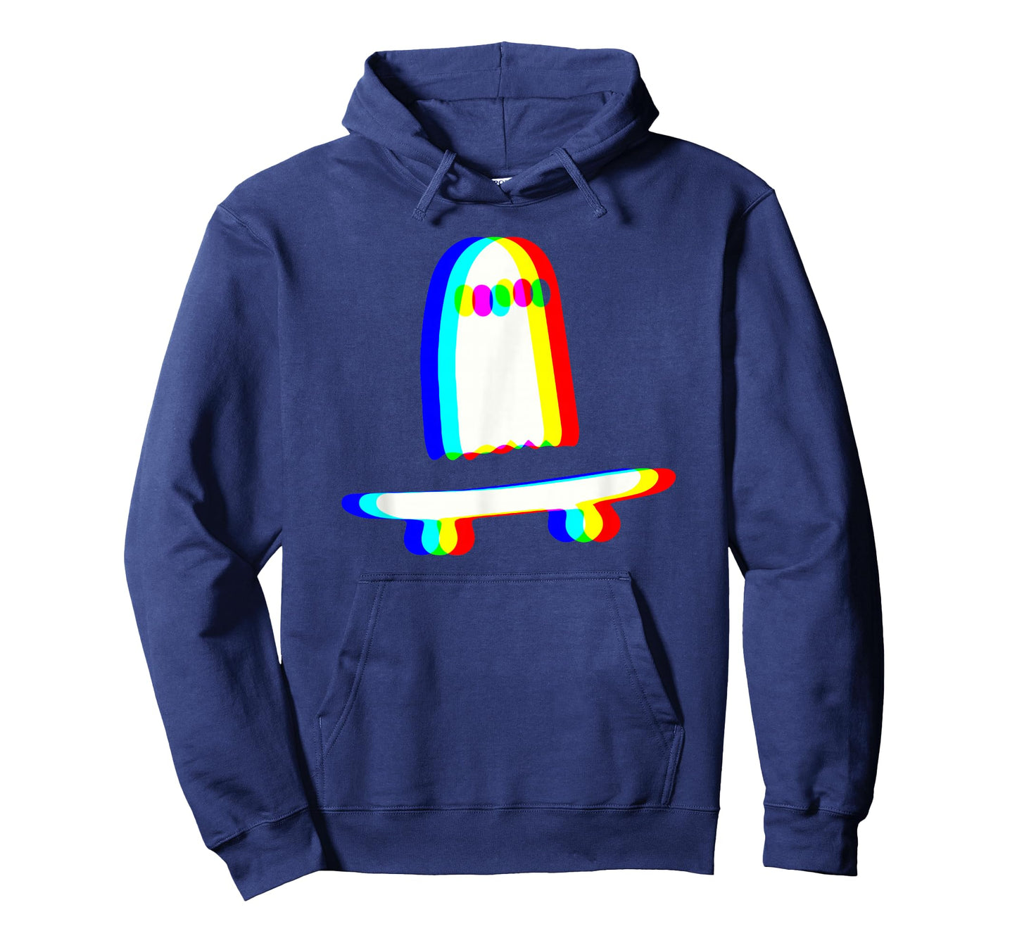 Ghost Skateboard Vaporwave Techno Rave EDM Music Halloween T-Shirt