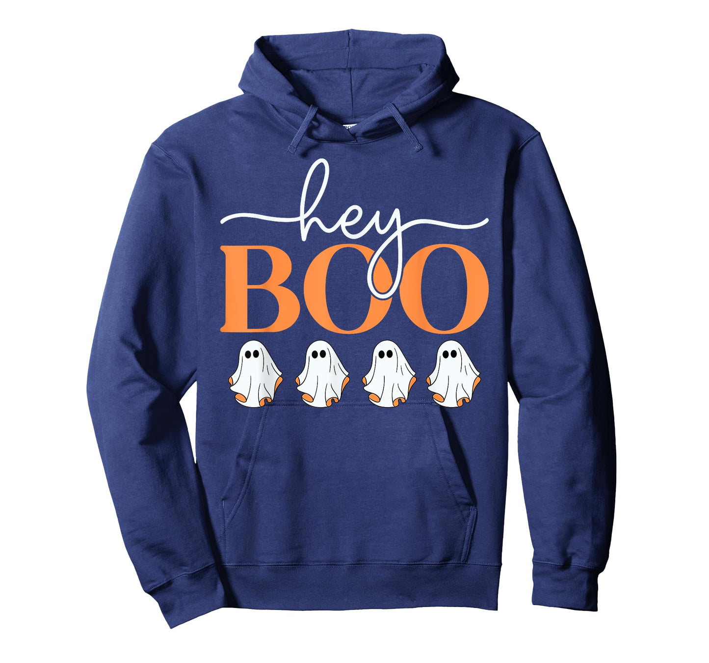 Groovy Hey Boo Cute Ghost Funny Halloween Girls Women Kids T-Shirt