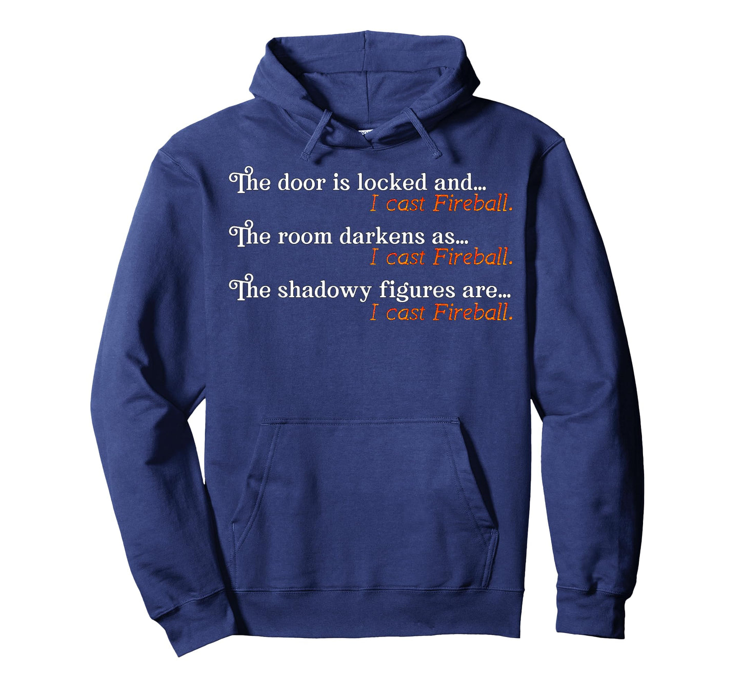 I Cast Fireball Dialogue Funny Wizard T-Shirt