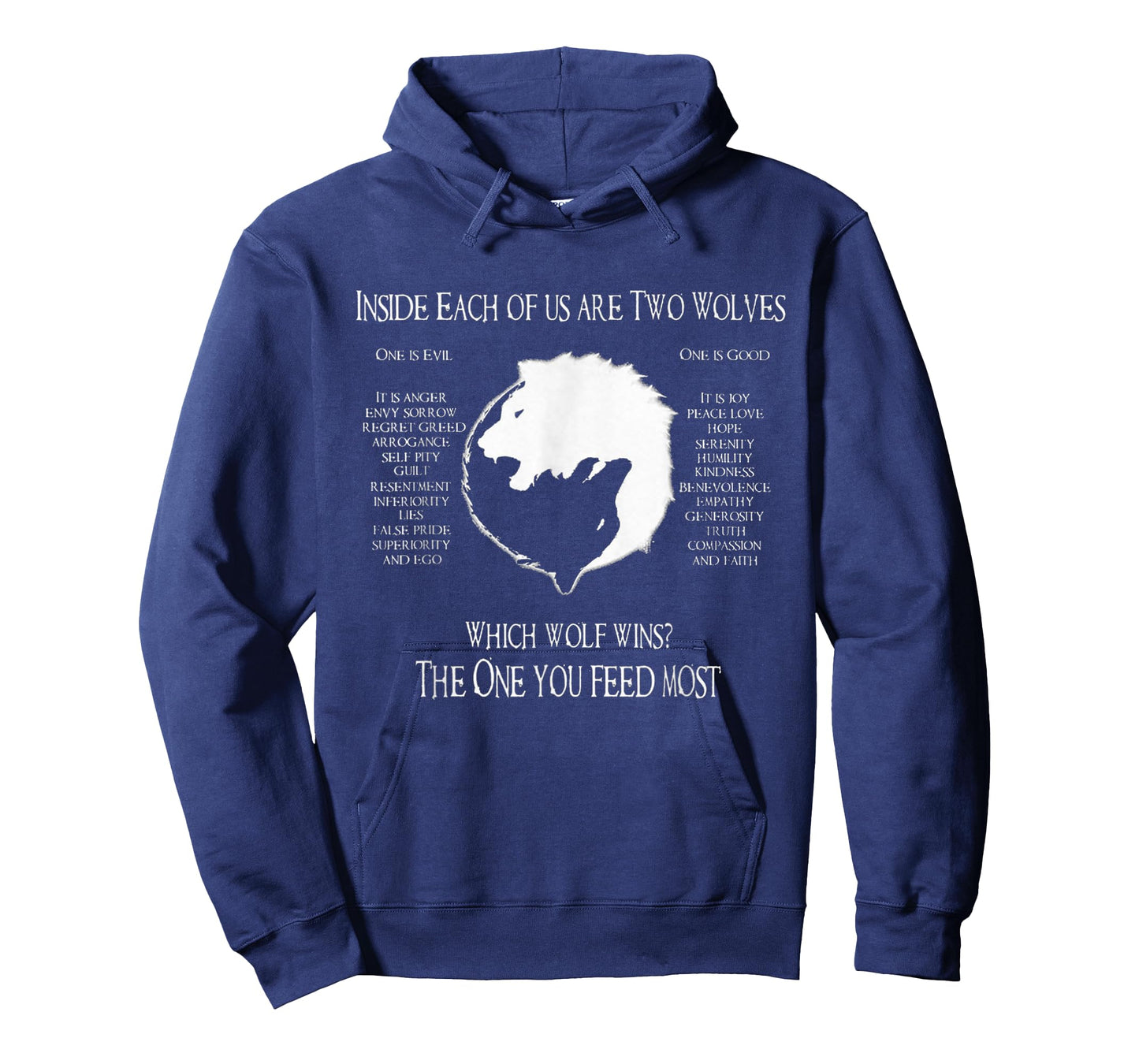 Cherokee Wolf! - Inside Each Of Us Are Two Wolves One T-Shirt