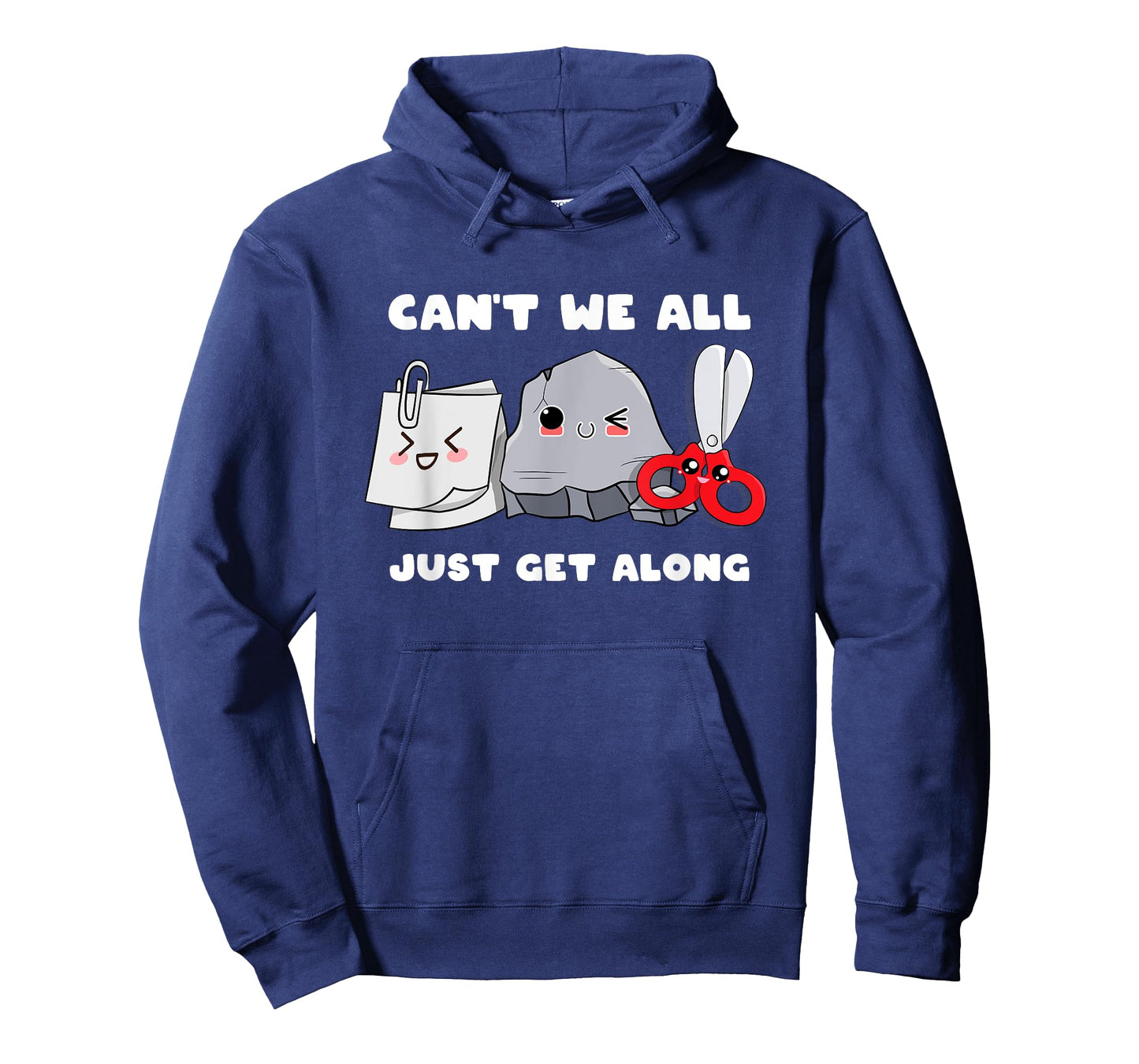 Can't We All Just Get Along Cute Rock Paper Scissors T-Shirt