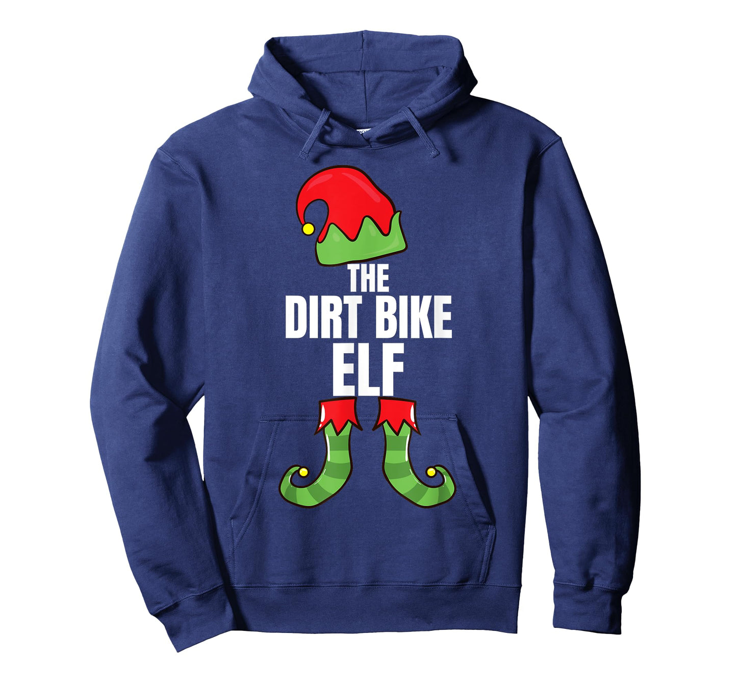 The Dirt Bike Elf Family Funny Christmas Group Pajama Gift T-Shirt