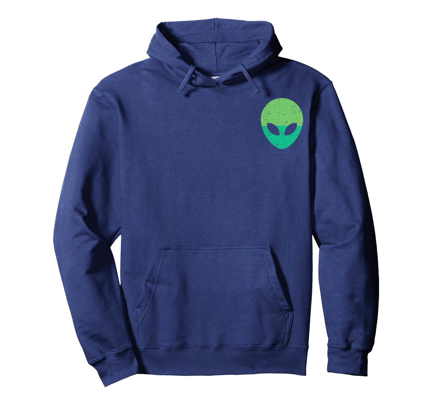 Alien Face Head Pocket UFO Extraterrestrial Men Women Kids T-Shirt