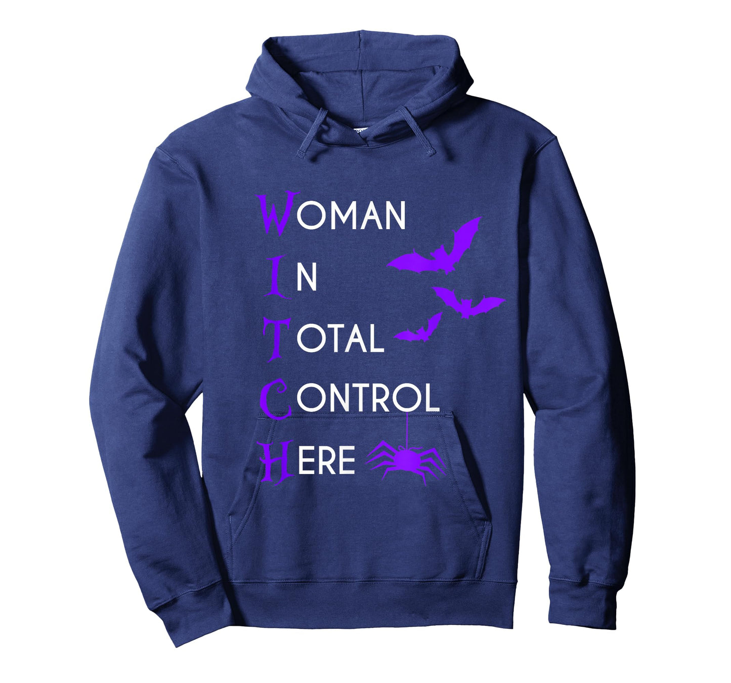 Funny Woman In Total Control Here Witch Halloween for Women T-Shirt