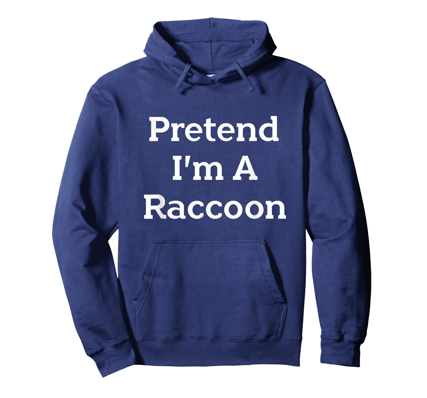 Pretend I'm A Raccoon Costume Funny Halloween Party T-Shirt