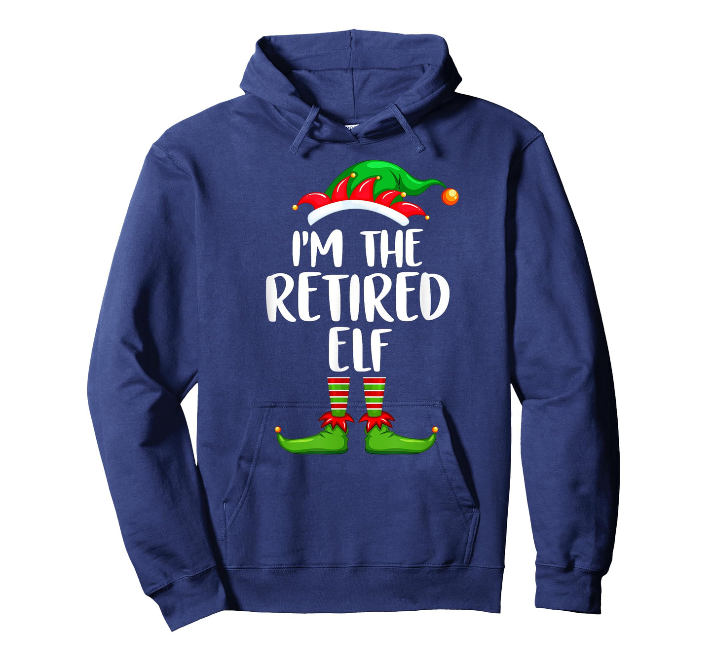 I'm The Retired Elf Shirt Matching Family Group Christmas T-Shirt