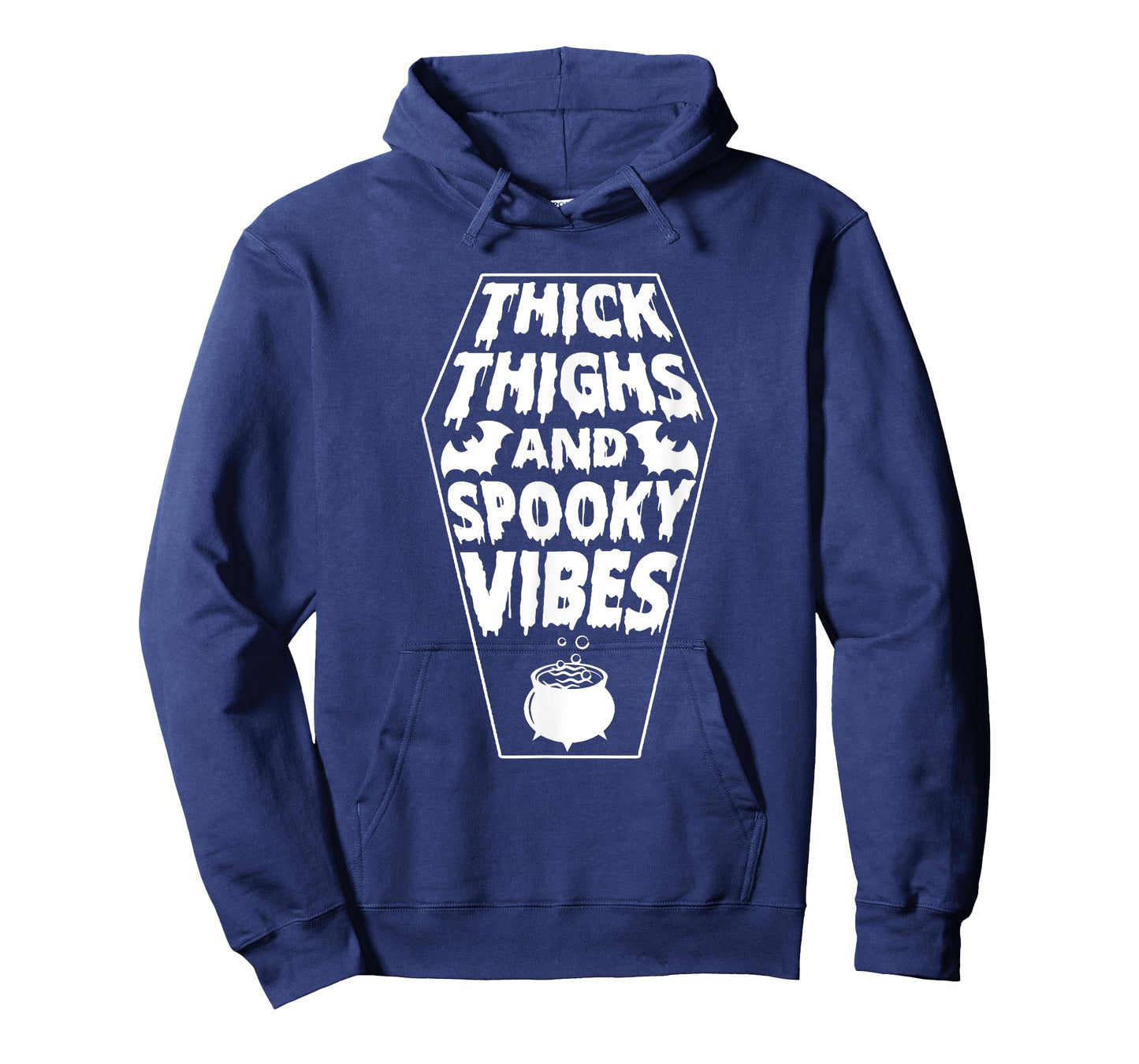Thick Thighs and Spooky Vibes - Halloween Spooky T-Shirt
