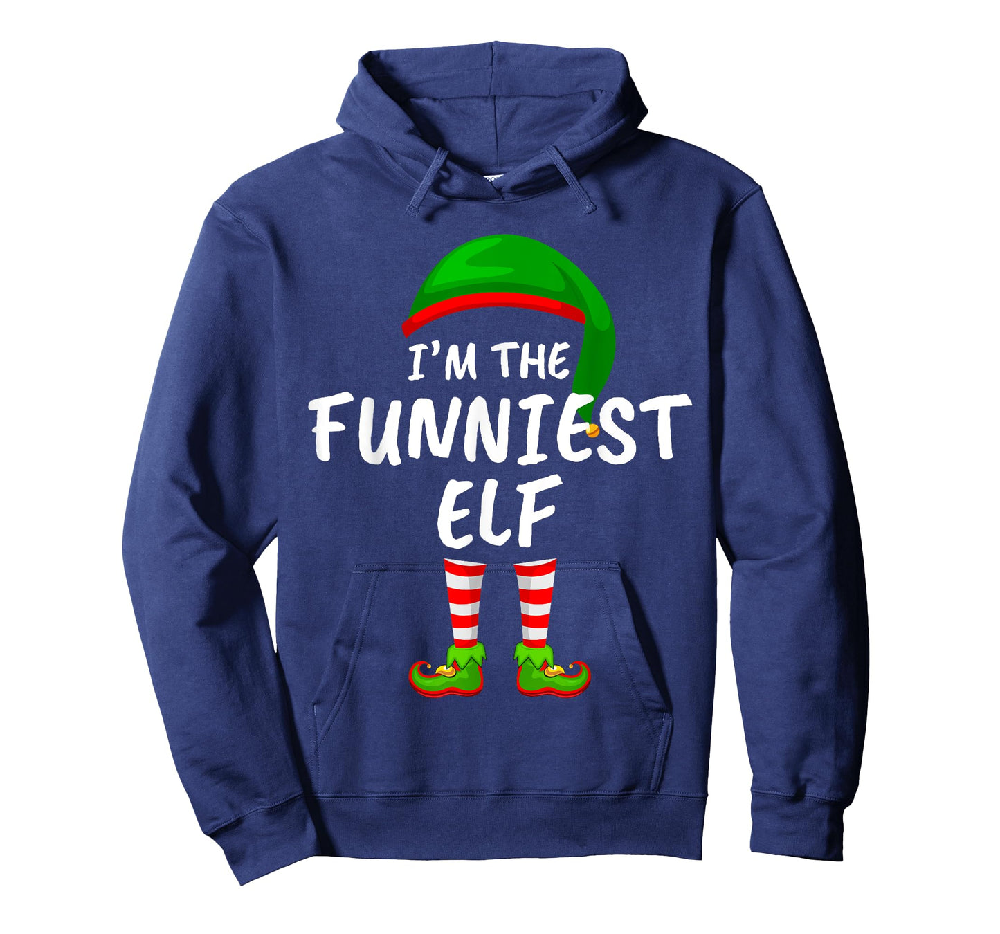 Matching Family Funny I'm The Funniest Elf Christmas T-Shirt