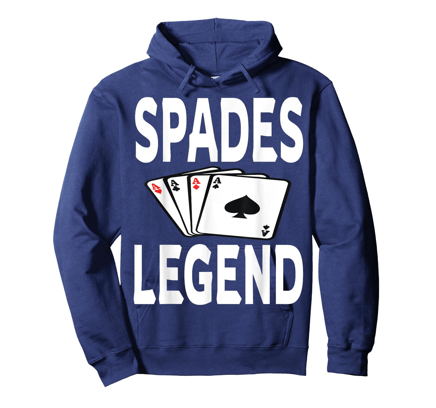 Funny Spades Legend Card Game Winner Winning Humor T-Shirt