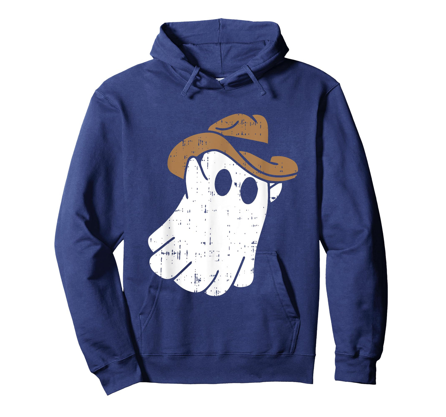 Cowboy Ghost Halloween Costume Funny Spooky Boo Spirit T-Shirt