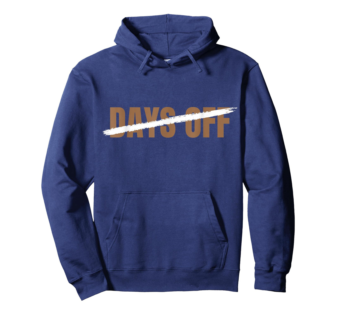 Brown Zero 0 No Days Off Brown Color Graphic T-Shirt