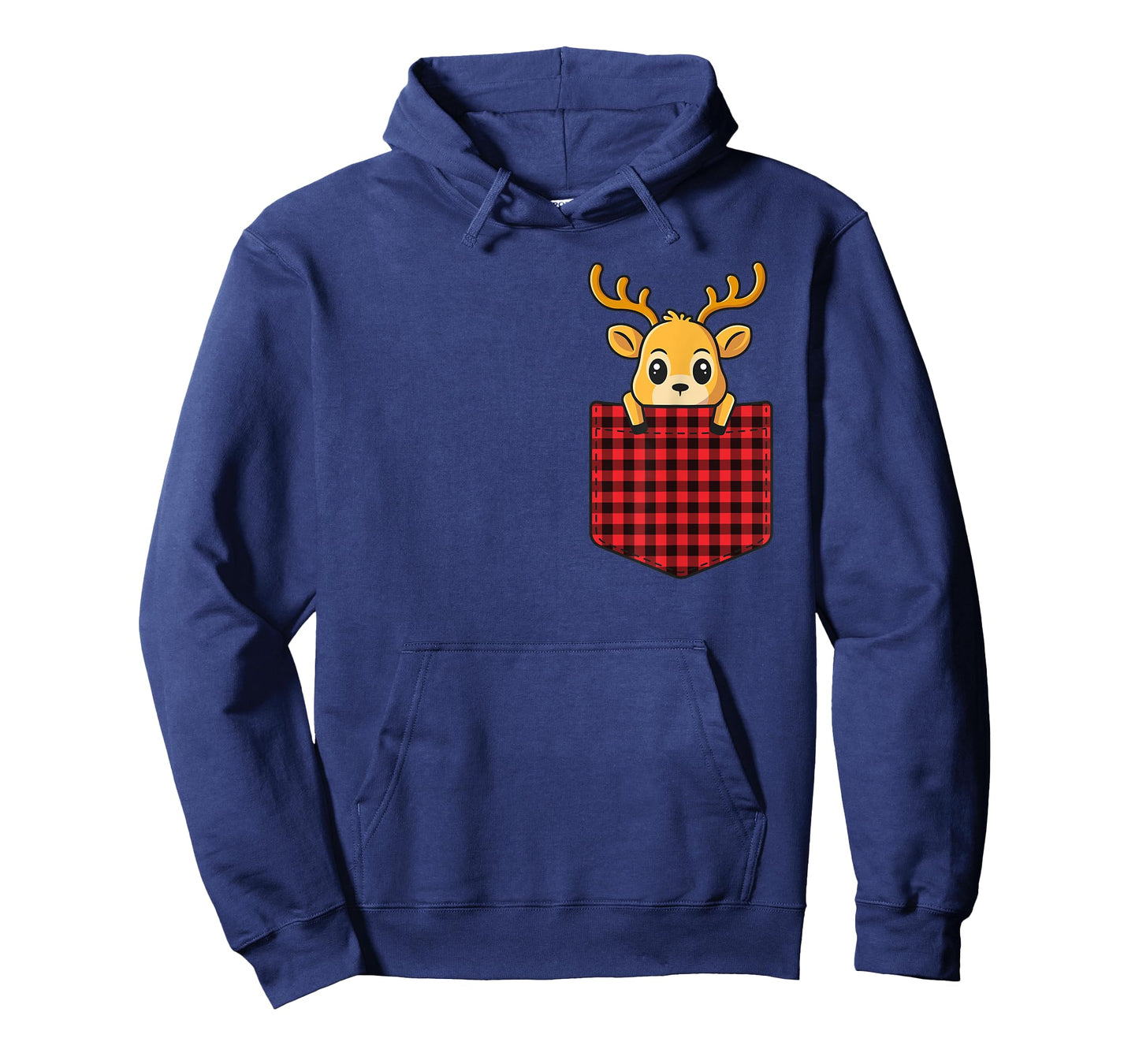 Christmas T Shirt For Women Kids Pocket Animal Reindeer T-Shirt