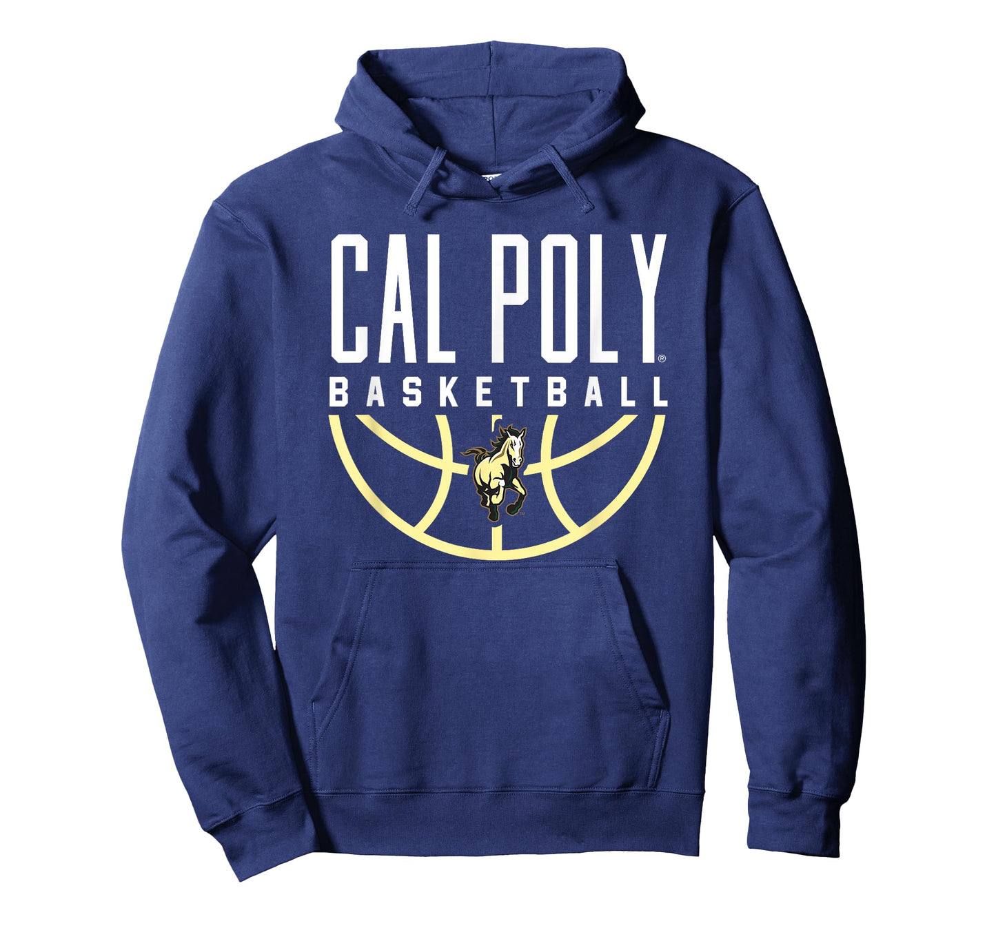 Cal Poly Mustangs Basketball Arch T-Shirt
