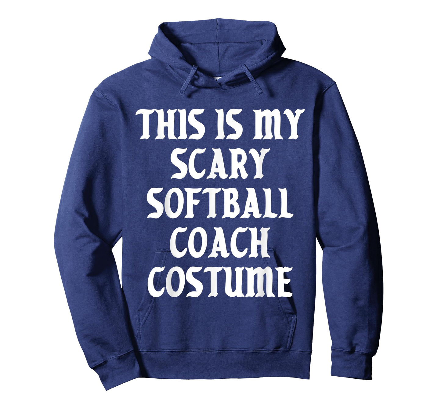 Scary Softball Coach Costume Trainer Halloween Spooky Sports T-Shirt