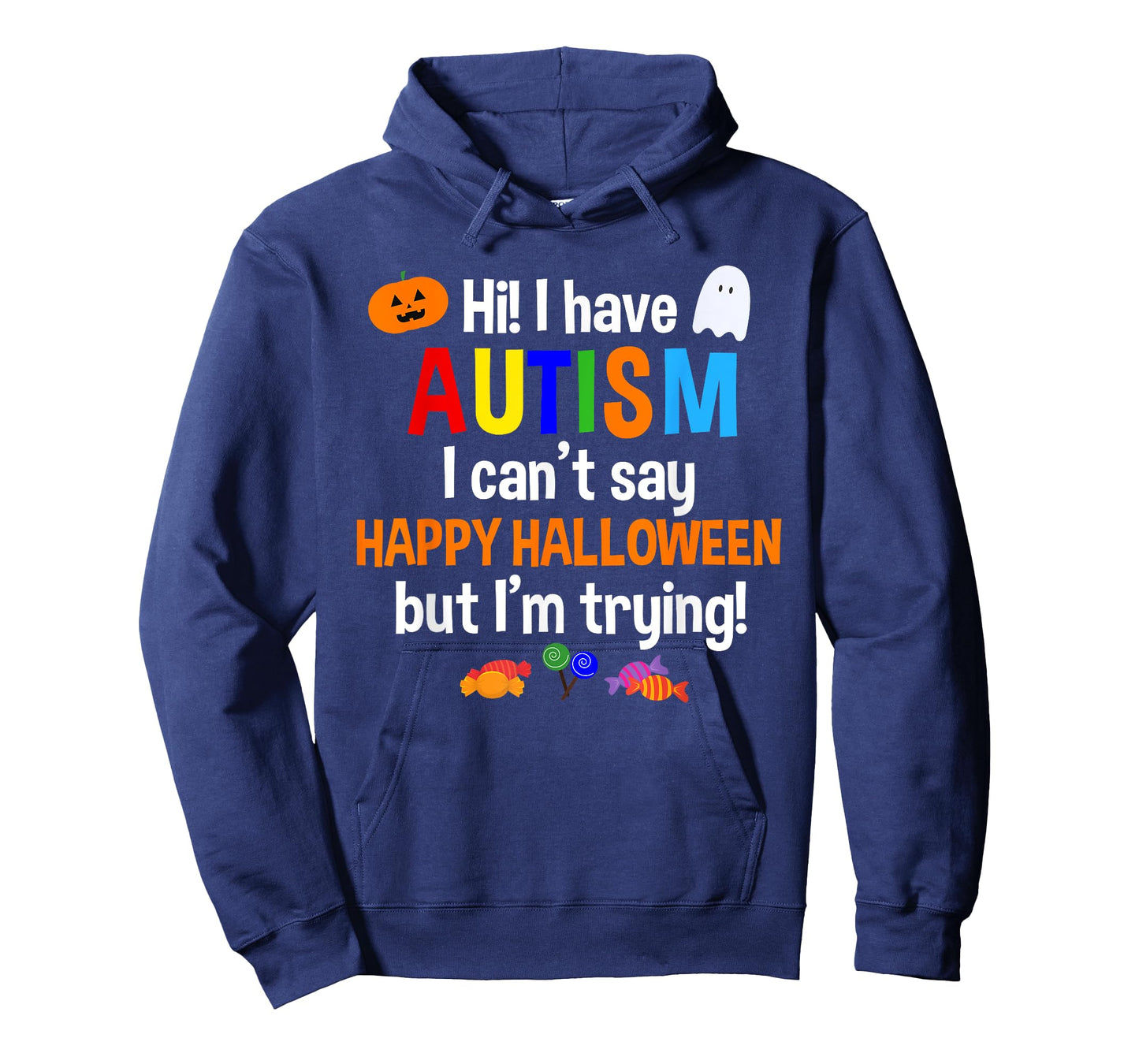 I Have Autism Halloween Shirt Boys Girls Autistic Children T-Shirt