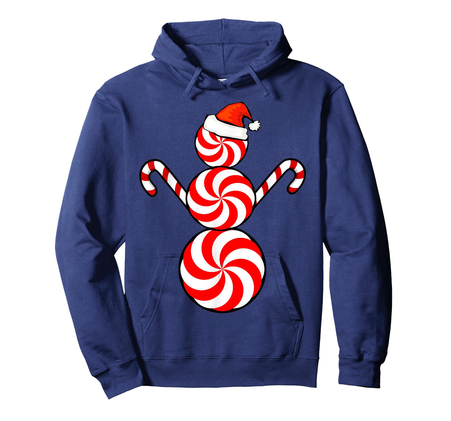 Funny Christmas Shirts Peppermint Candy Snowman T-Shirt T-Shirt