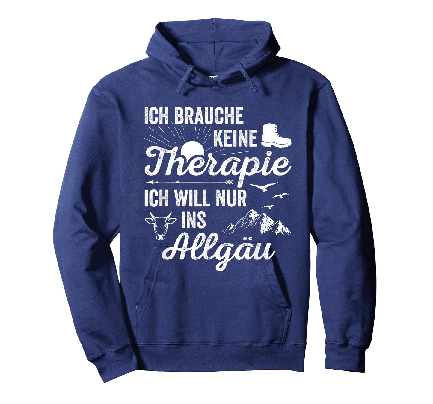 Hiking Ich Brauche Keine Therapie Ich Will Nur Ins Allgäu T-Shirt