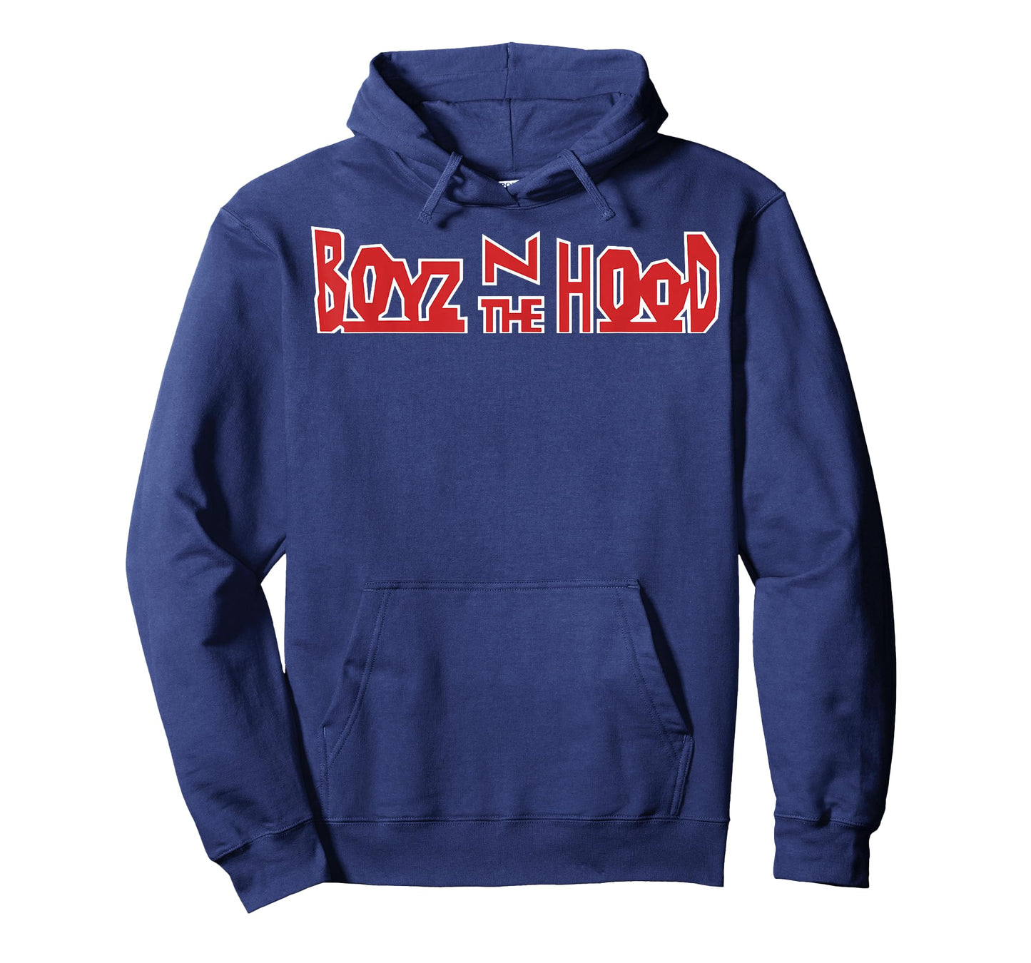 Boyz N The Hood Red Movie Logo White Outline T-Shirt Small