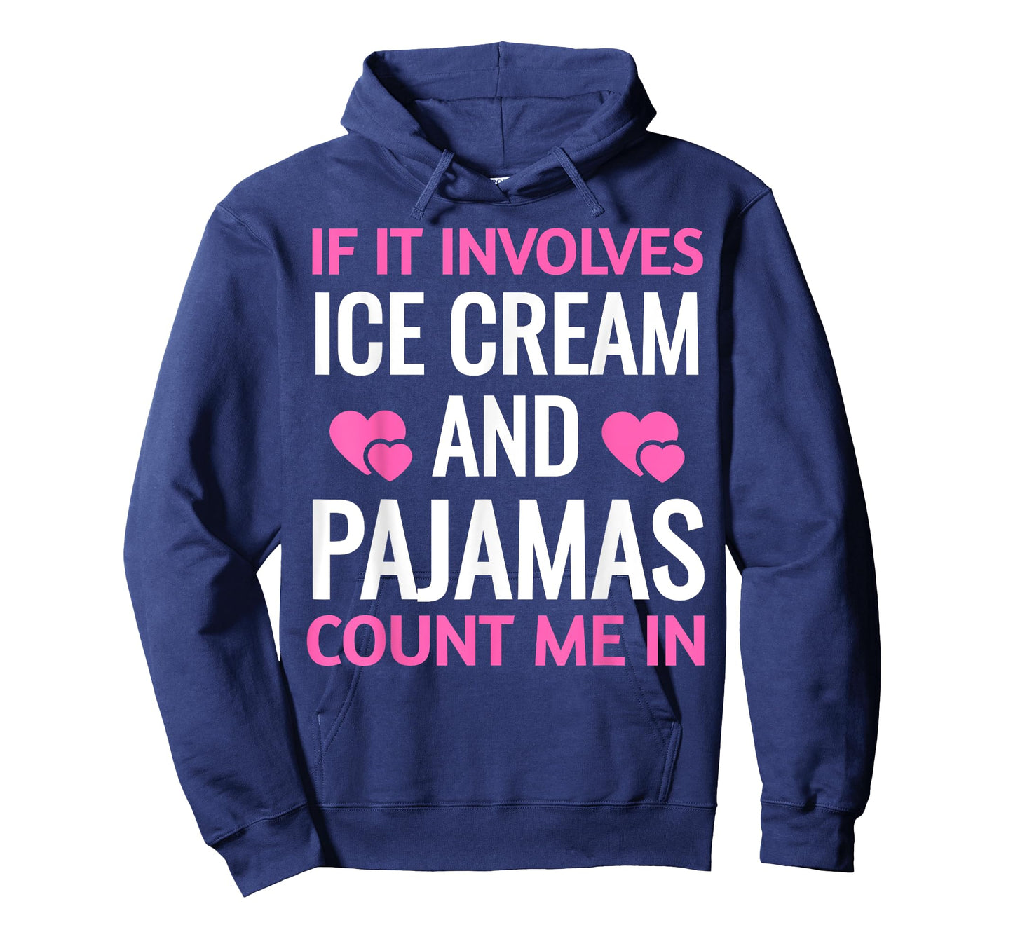 Ice Cream And Pajamas Sleepover Party Lover Funny Shirt Men Women Kids T-Shirt