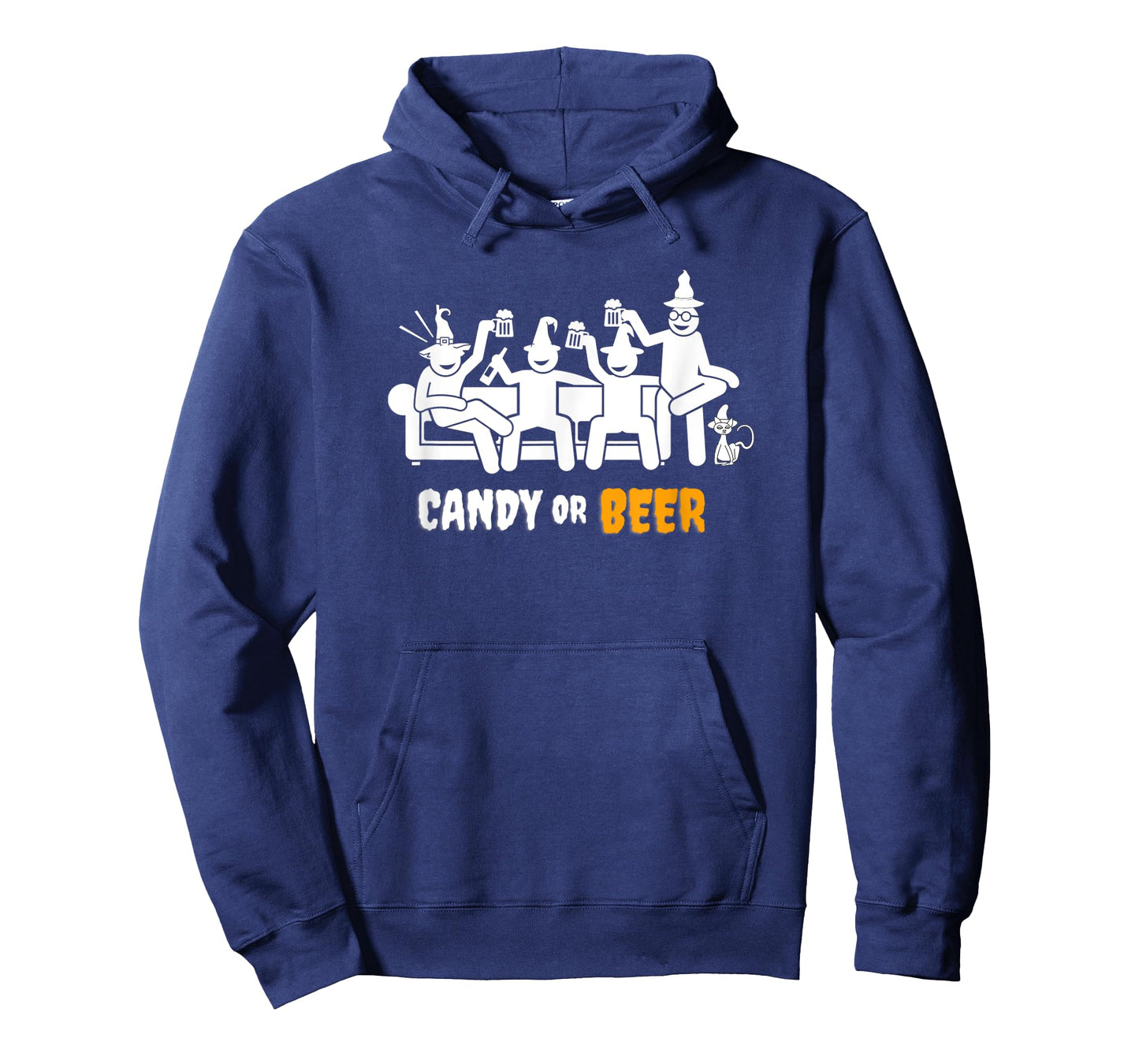 Candy or Beer Halloween Funny Design T-Shirt