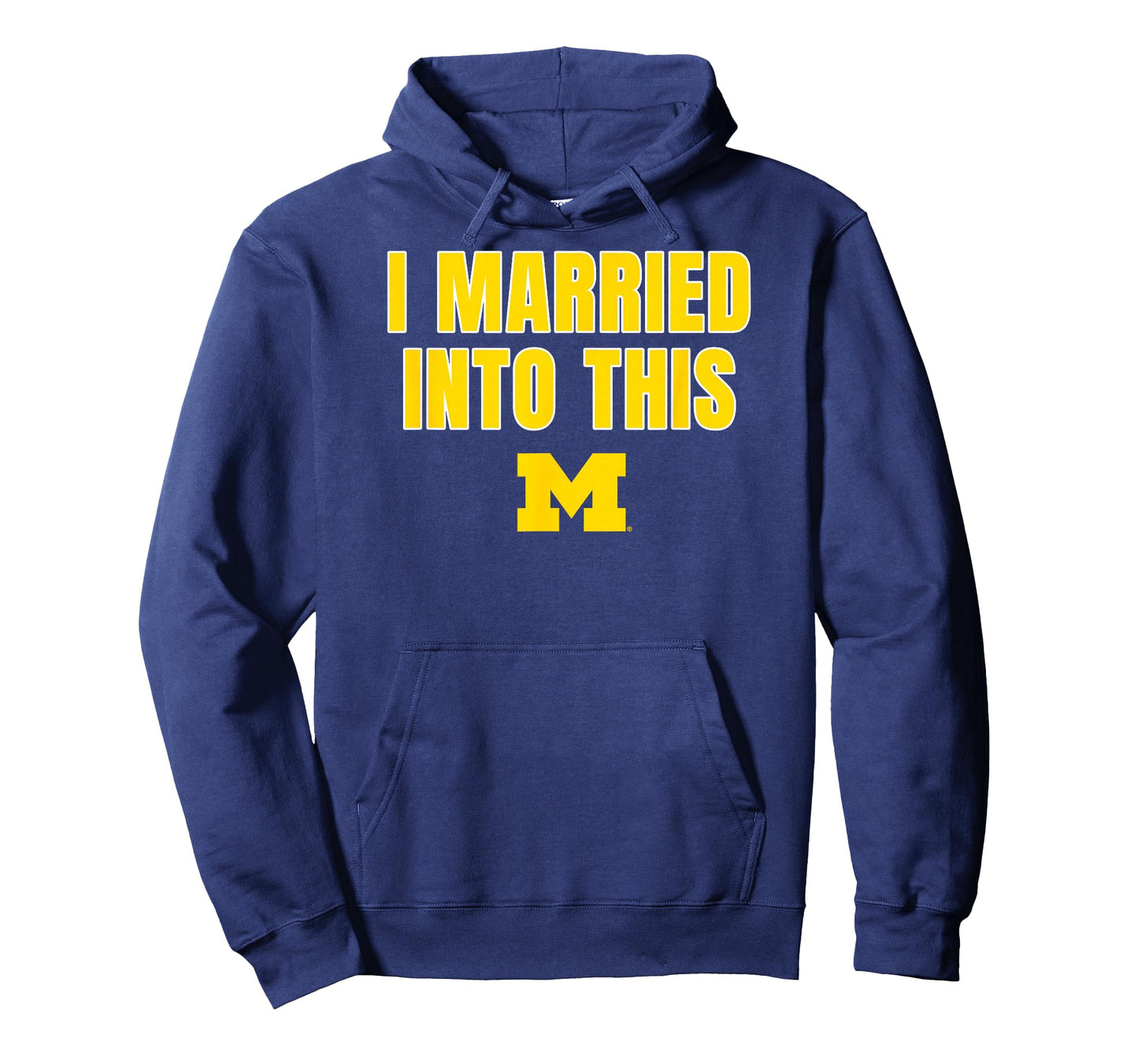 Michigan Wolverines I Married Into This Navy T-Shirt
