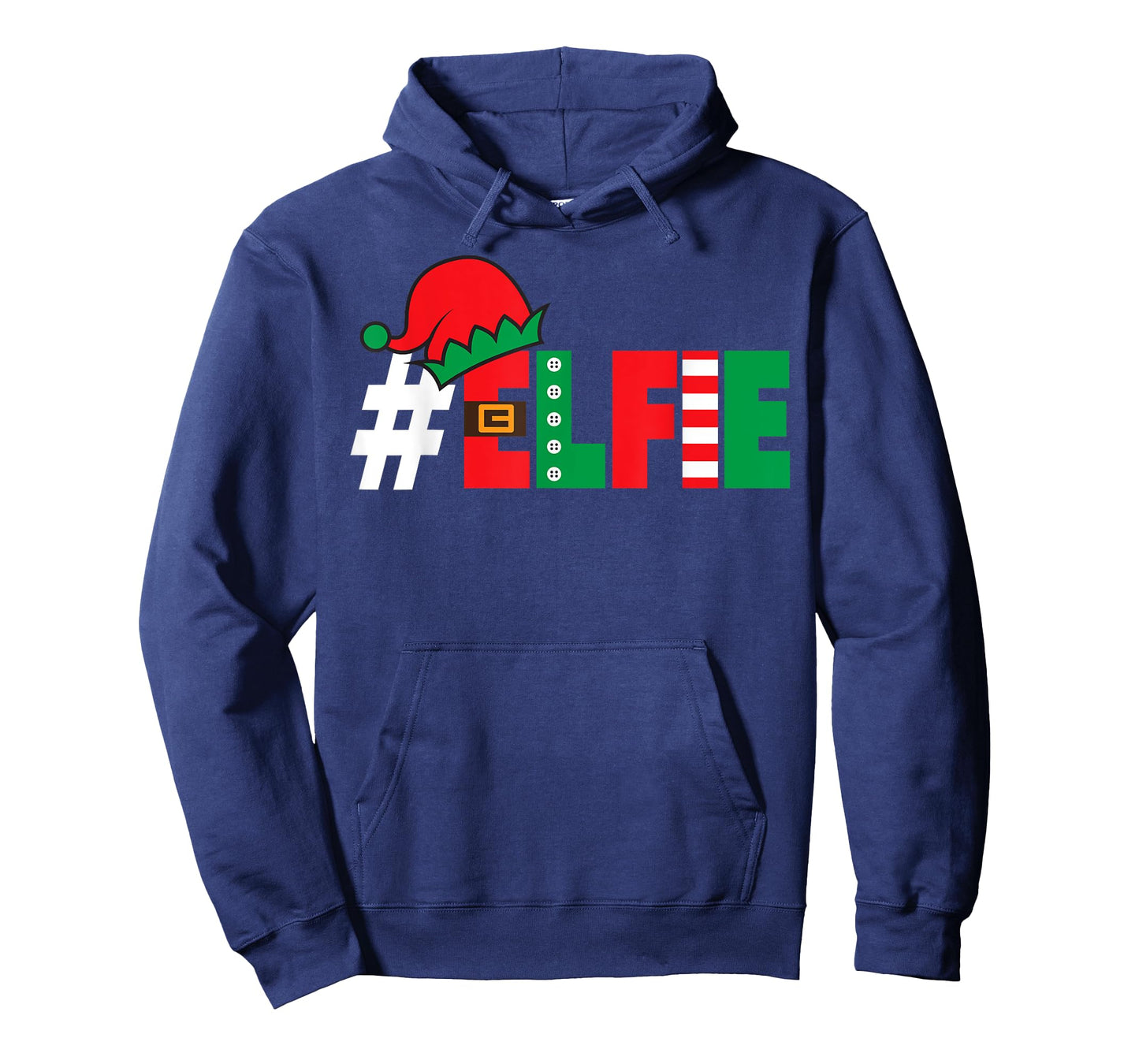 #Elfie Funny Christmas Elfie Elf Selfie Picture Holiday Pun T-Shirt