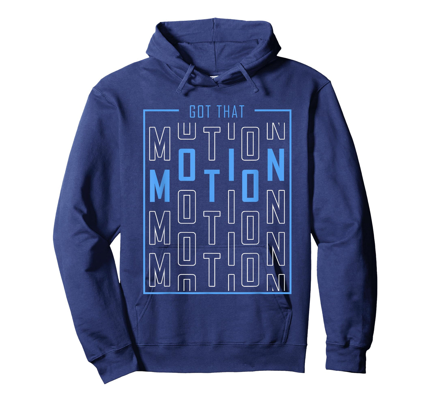 Blue Got Motion Blue Graphic T-Shirt