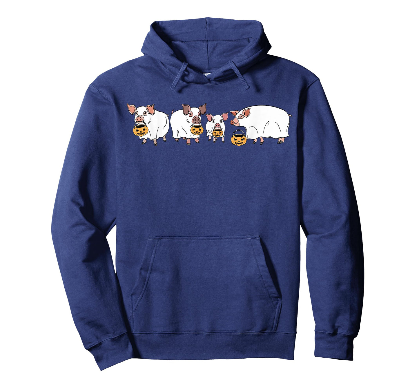 Spooky Pigs Ghost Halloween Farm Animals Autumn Pumpkin T-Shirt