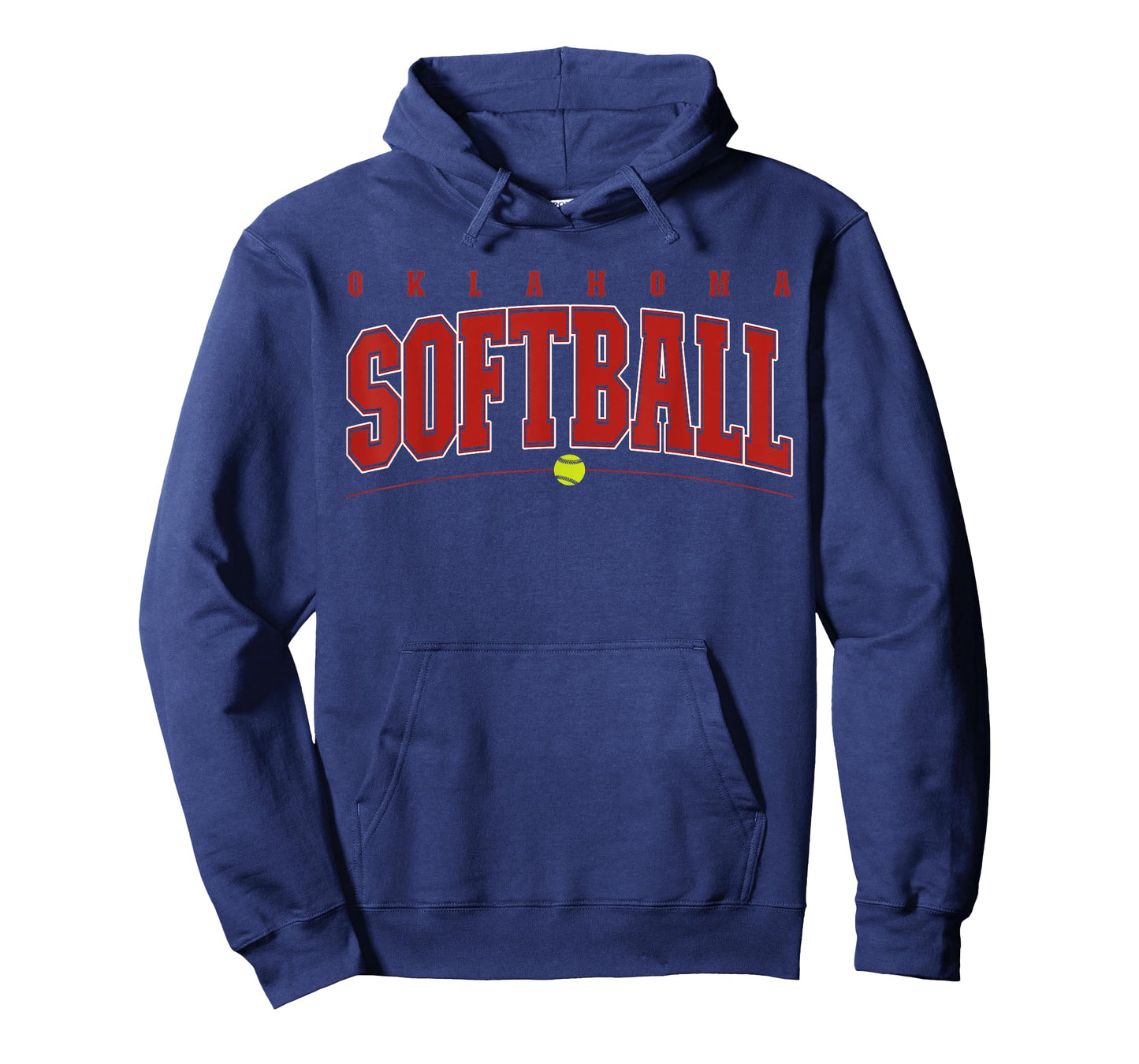 Oklahoma Softball Vintage Mens Kids Team Retro Softball Fan T-Shirt