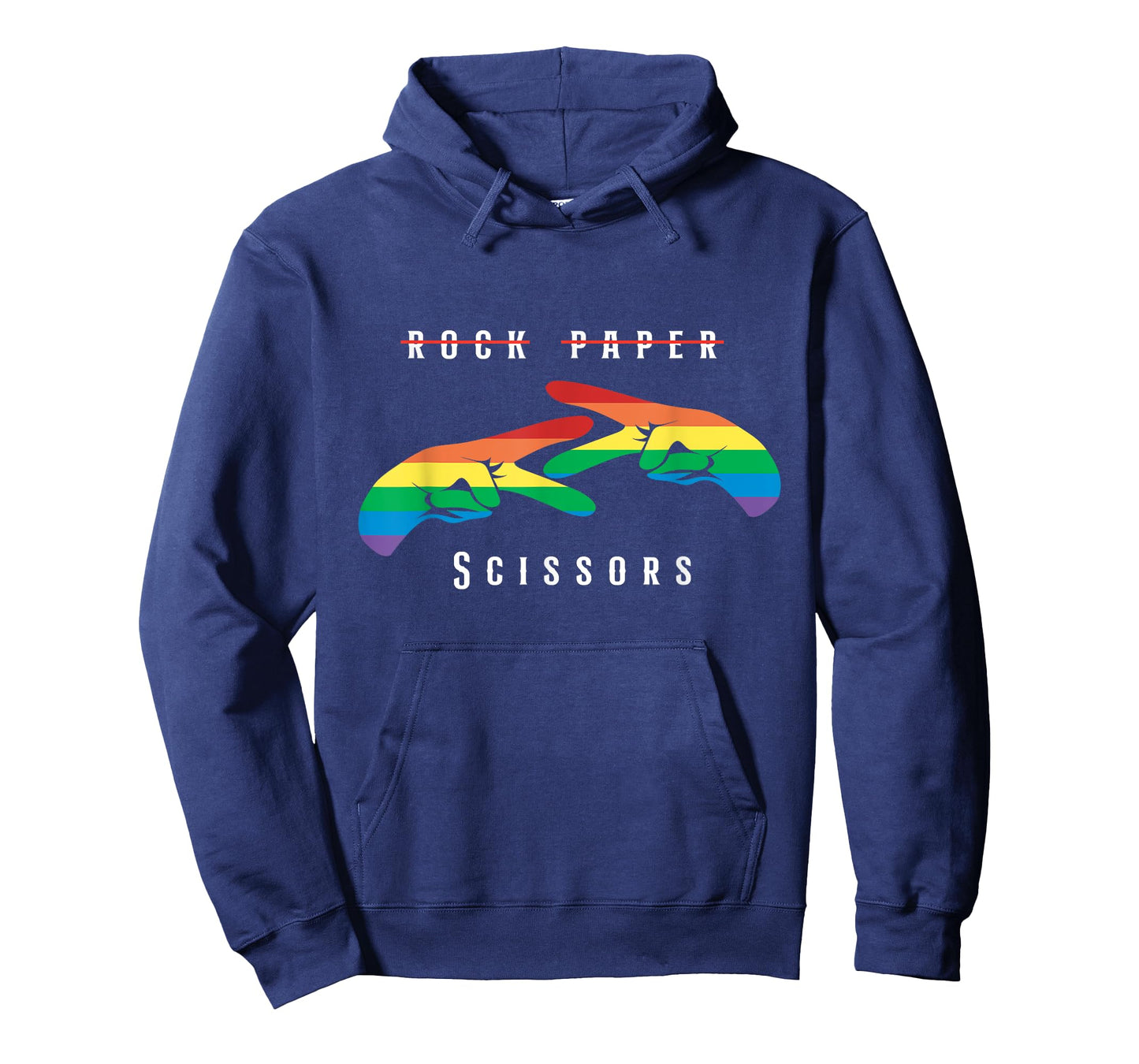 Rock Paper Scissors Funny Lesbian Pride LGBT T-Shirt