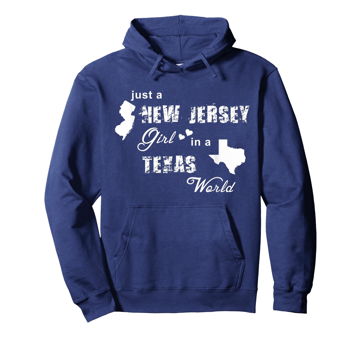 Funny New Jersey Shirts Just a New Jersey girl in a Texas T-Shirt