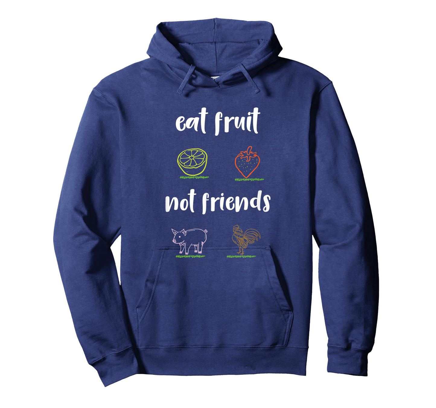 Vegan - eat fruits not friends T-Shirt