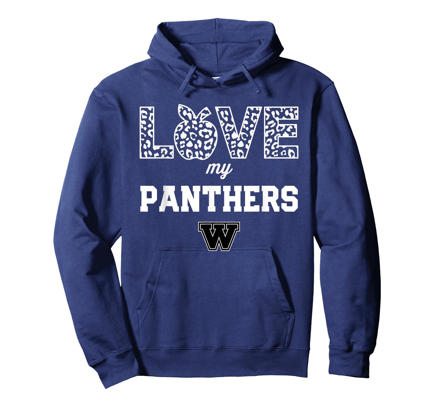 Walter Wellborn Panthers Logo Love My Team HS T-Shirt