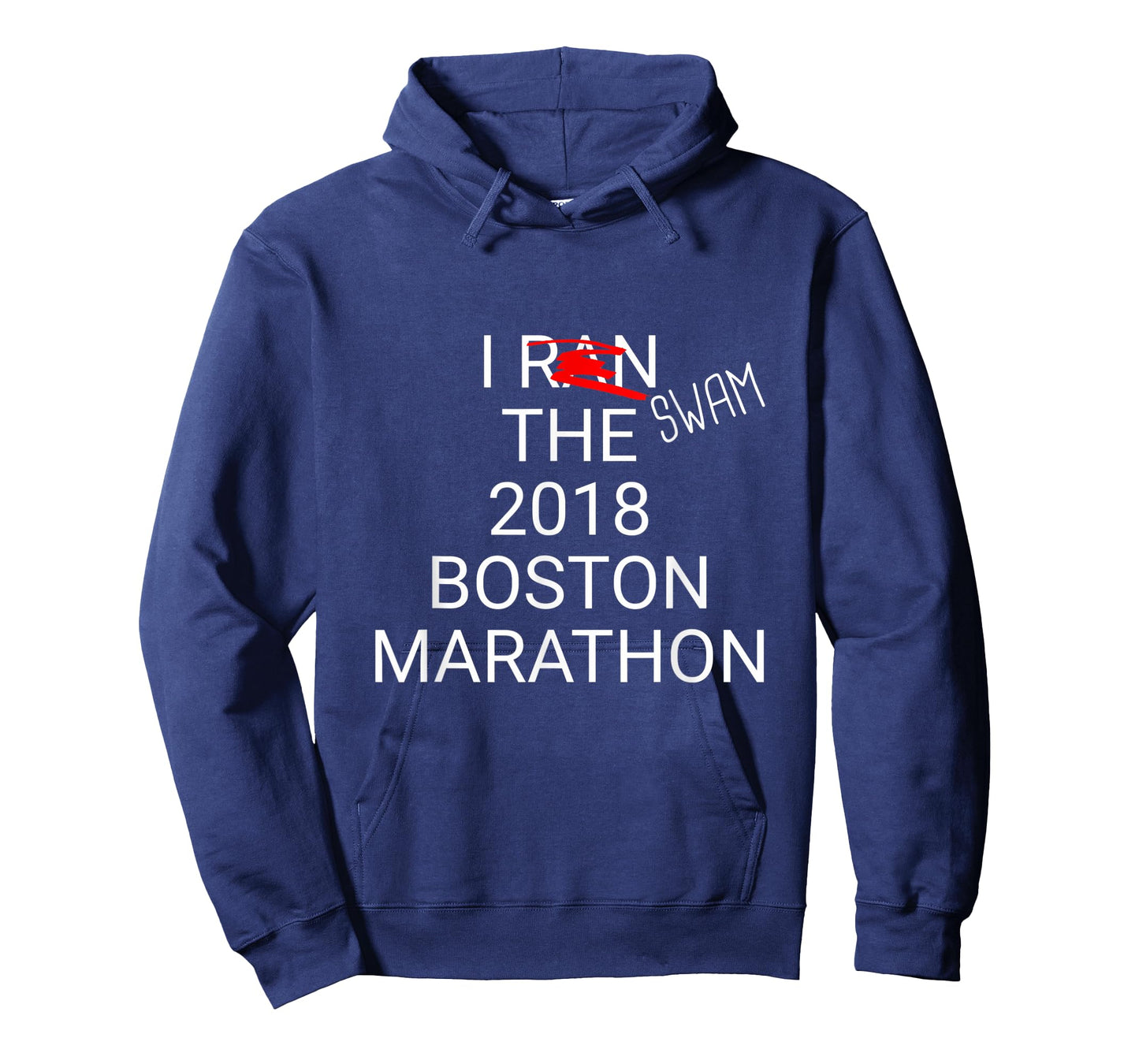 Rainy Boston 26.2 Miles 2018 Marathon Running Friend Gift T-Shirt