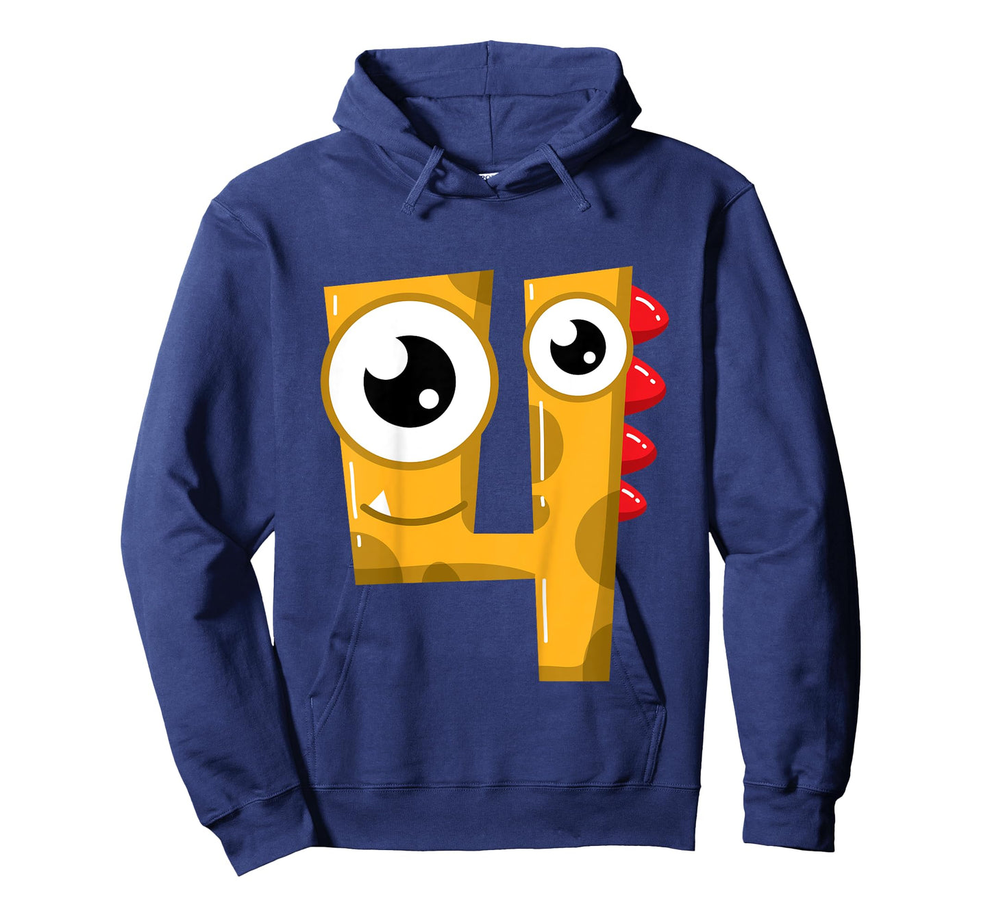 4th Birthday Fun Shirt Gift Funny Little Monster T-Shirt