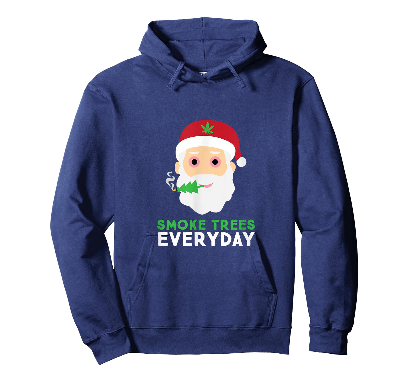 Funny Adult Christmas Tree Pajama Shirt Weed Gift T-Shirt