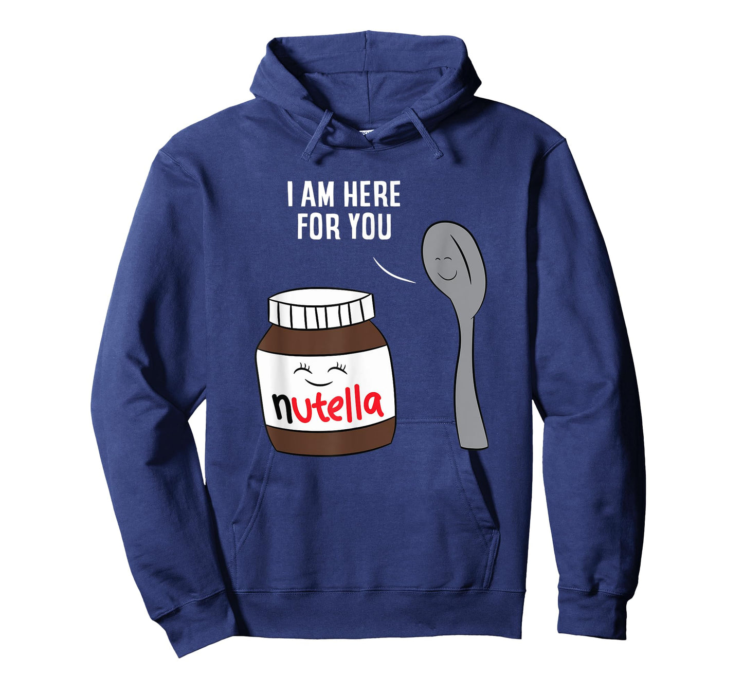 DQK Men's Valentine's Day Nutella T-Shirt, Black, Small