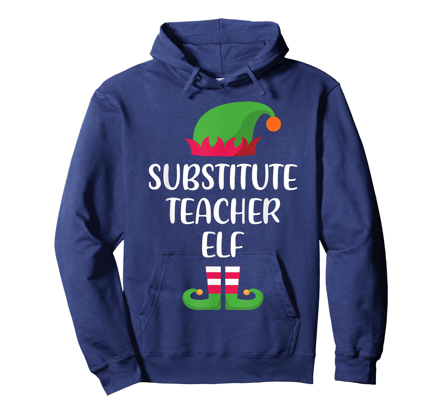 Substitute Teacher Elf Christmas Family Matching group T-Shirt