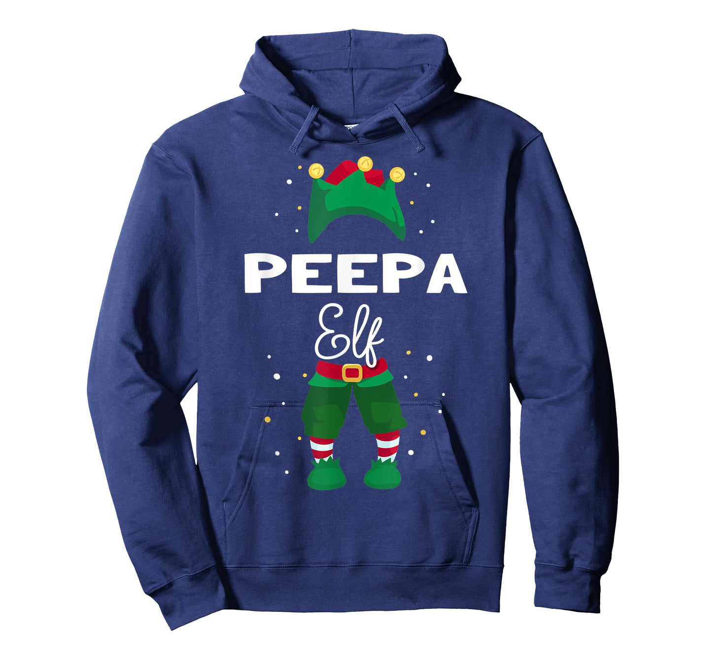 Funny Christmas Tree Lights Ugly Sweater PEEPA Elf T-Shirt