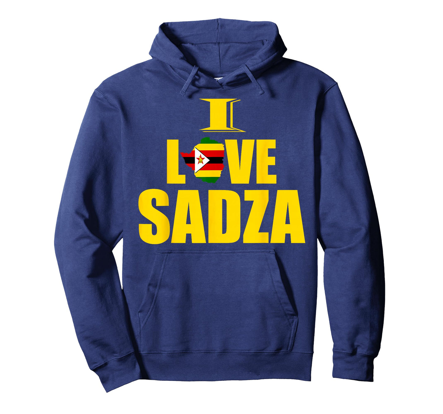 Zimbabwean Food, I Love Sadza, Zimbabwe Map Flag T-Shirt